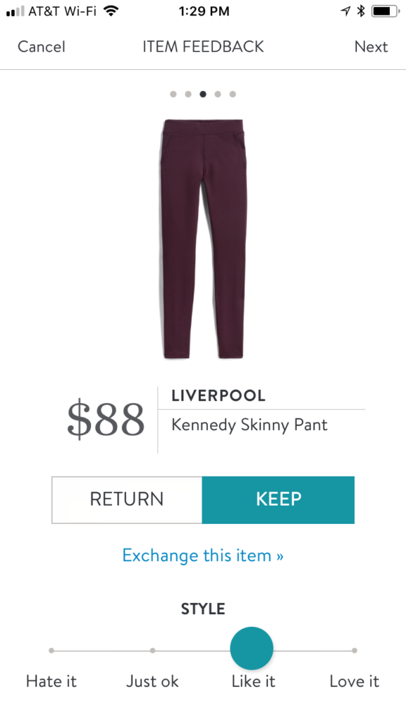 liverpool kennedy printed skinny pant